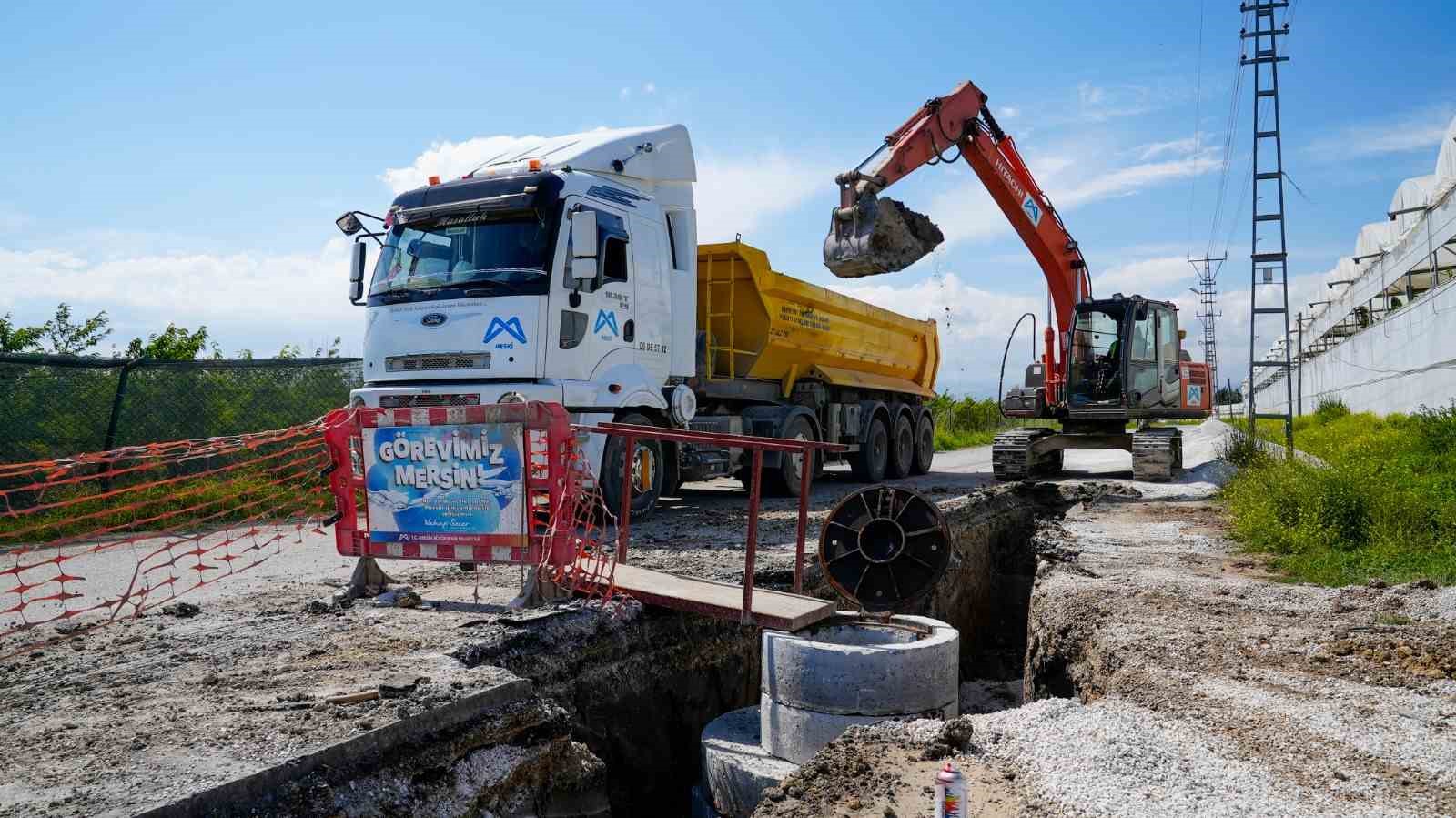 MESKİ, Toroslar, Kazanlı ve Homurlu’da kanalizasyon hattı yapımına başladı

