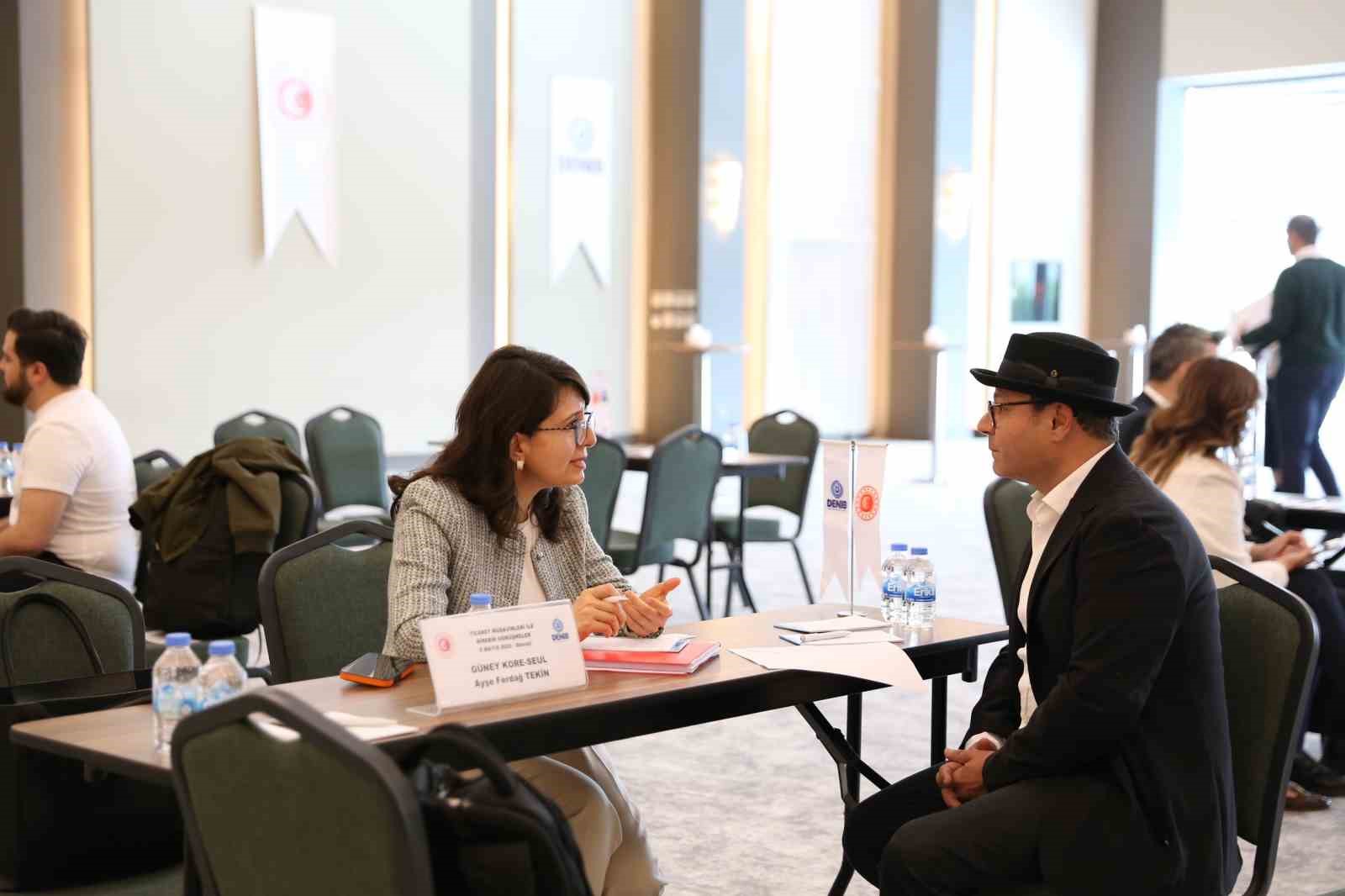 Denizlili firmalar ticaret müşavirleriyle birebir görüştü