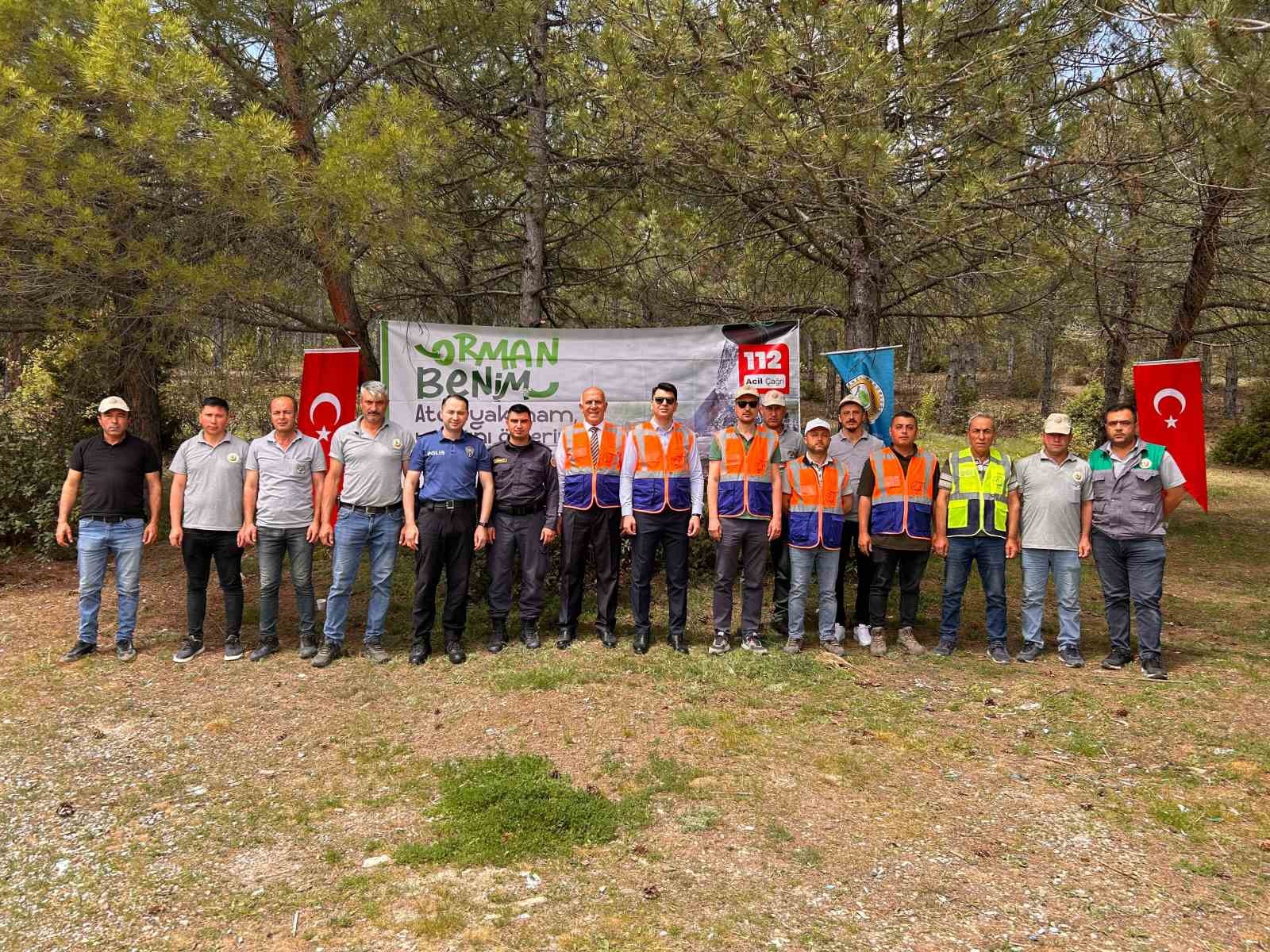 Hisarcık’ta orman yangınlarına karşı "Orman Benim" kampanyası