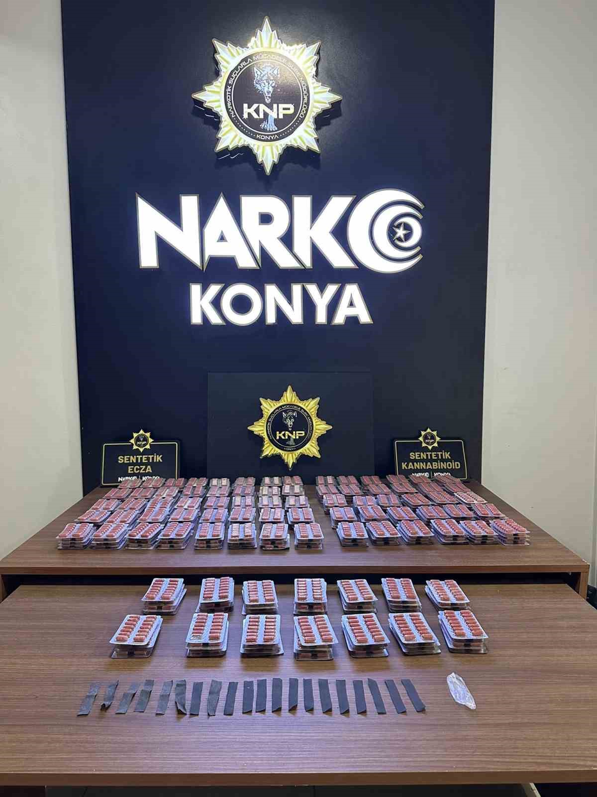 Konya&rsquo;da 1 haftada 34 ayrı uyuşturucu operasyonu: 37 tutuklama
