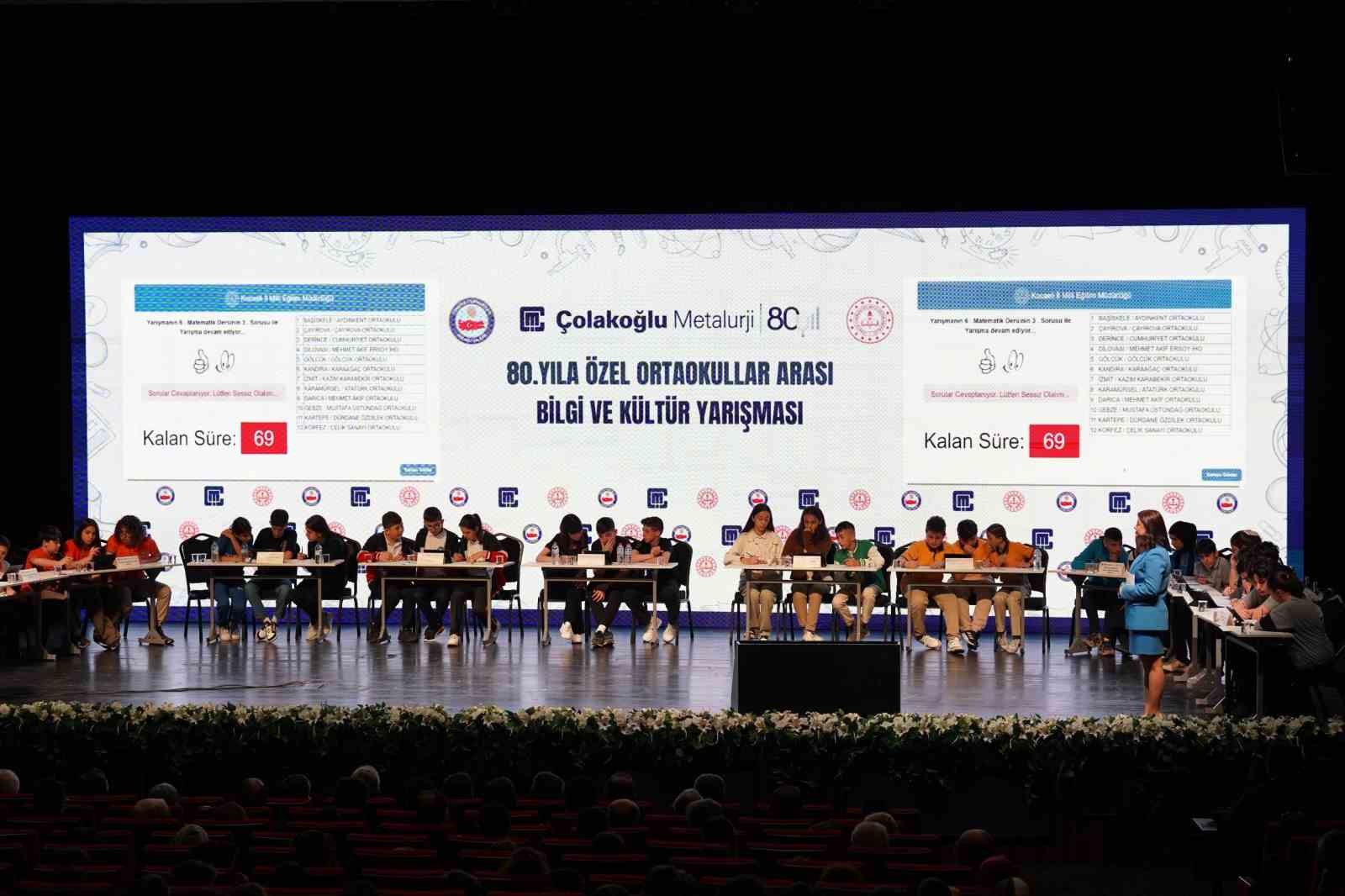 Bilgi ve kültür yarışmasının finali gerçekleşti
