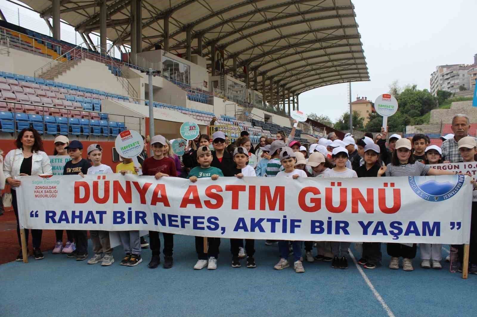 Zonguldak&rsquo;ta "Sağlıklı ve hareketli yaşama merhaba" y&uuml;r&uuml;y&uuml;ş&uuml; d&uuml;zenlendi
