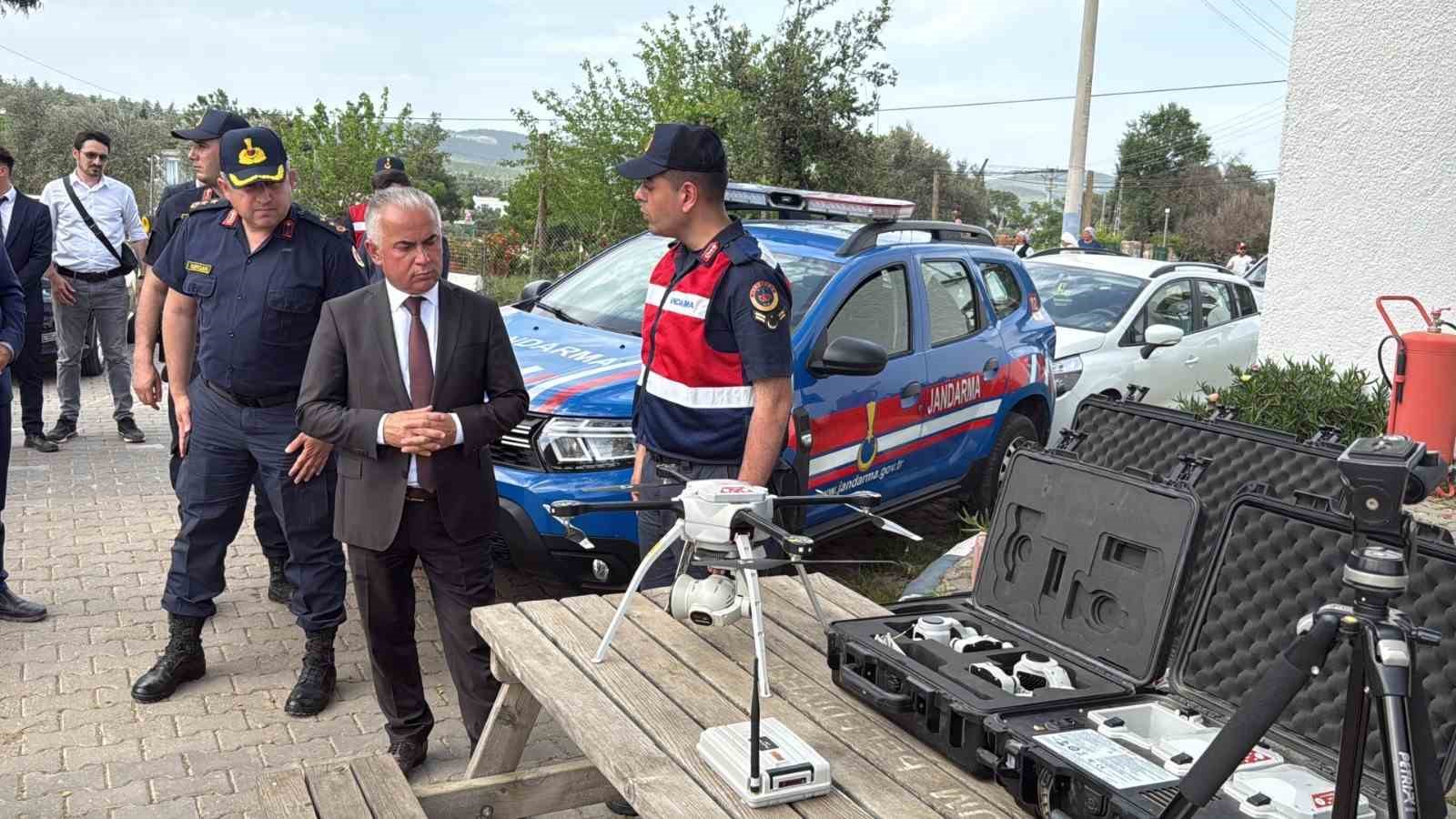 Bodrum’da ormanlara giriş yasaklandı, jandarma termal dronla kuş uçurtmuyor