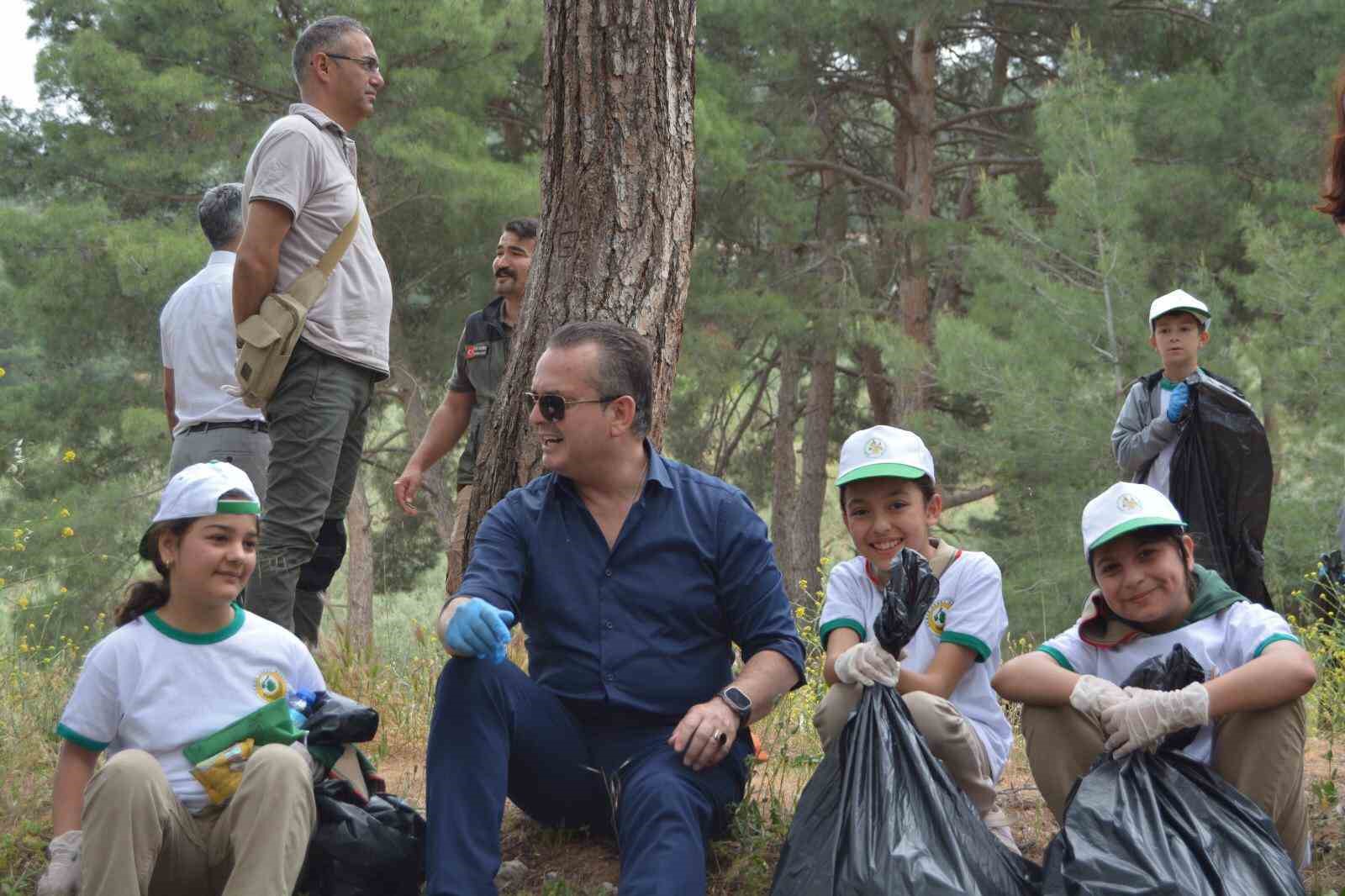 Soma’da ormanlar tertemiz oldu