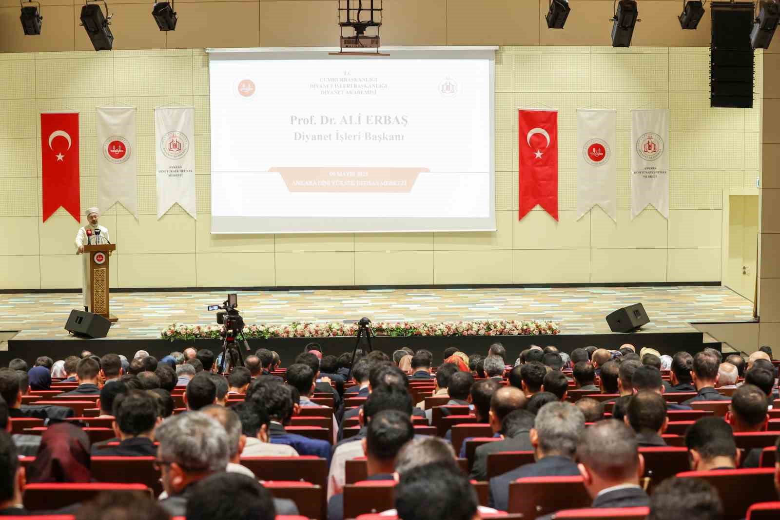 Diyanet İşleri Başkanı Erbaş: "Diyanet Akademisi, eğitim öğretim hizmetlerimizi daha ileri bir noktaya taşıyacak"