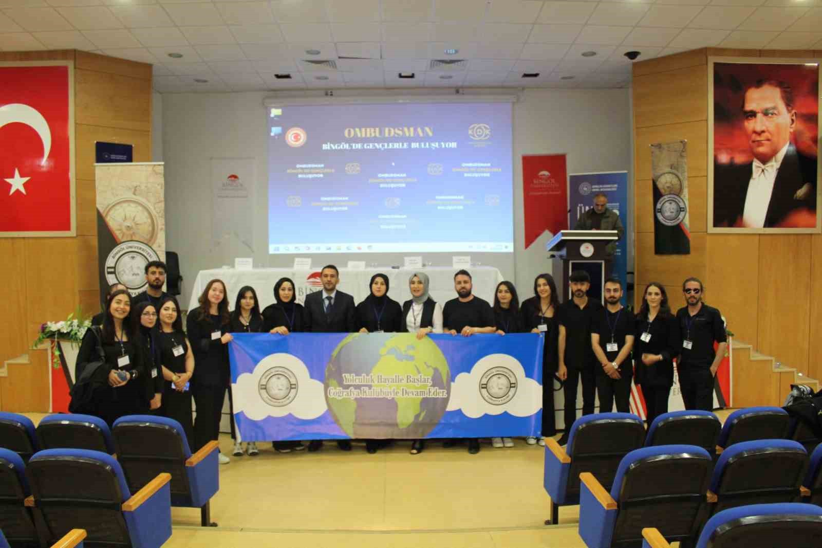 Bingöl Üniversitesinde "Coğrafi Söyleşiler 2" etkinliği