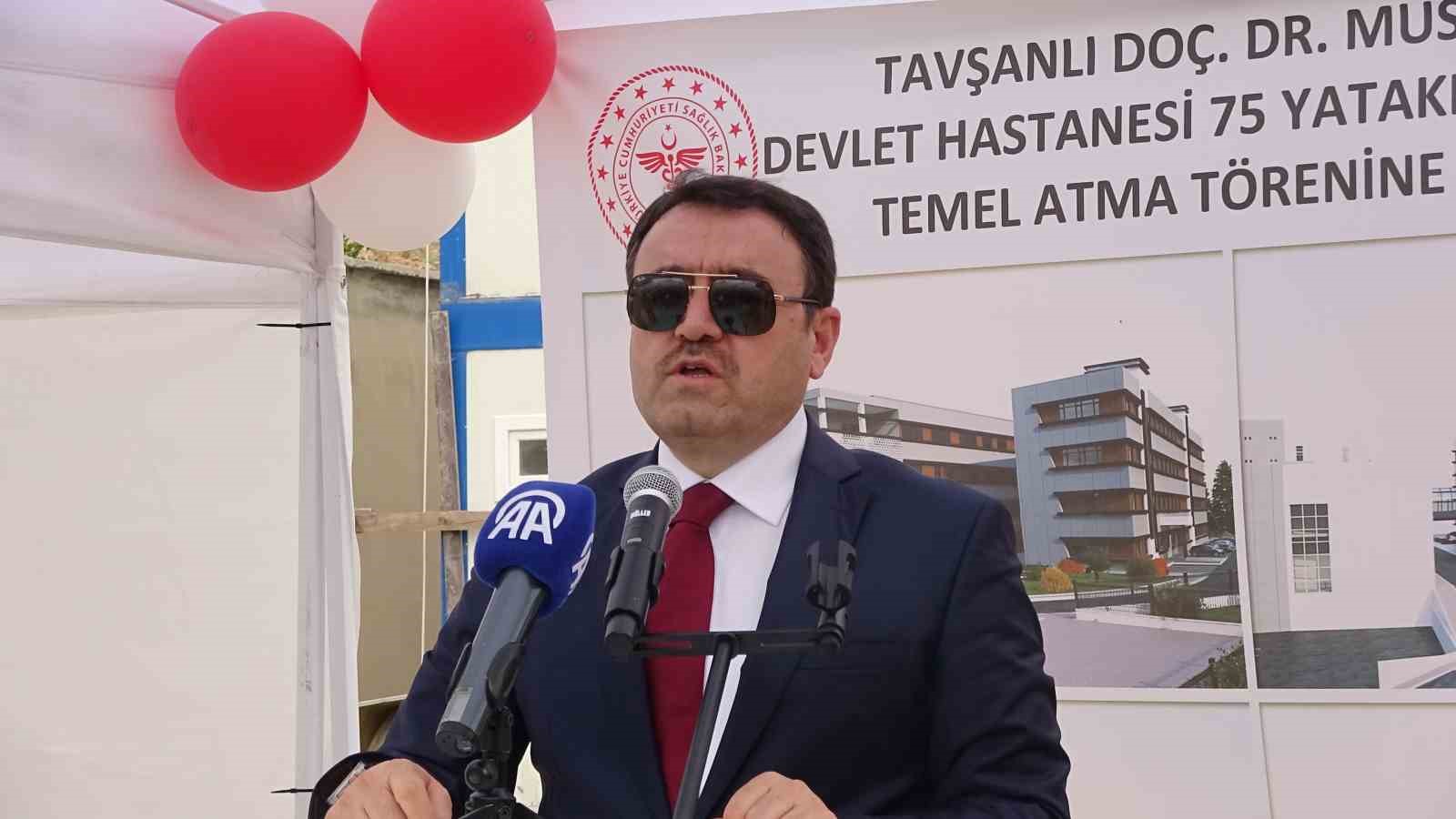 Tavşanlı Doç. Dr. Mustafa Kalemli Devlet Hastanesi ek hizmet binasının temeli atıldı
