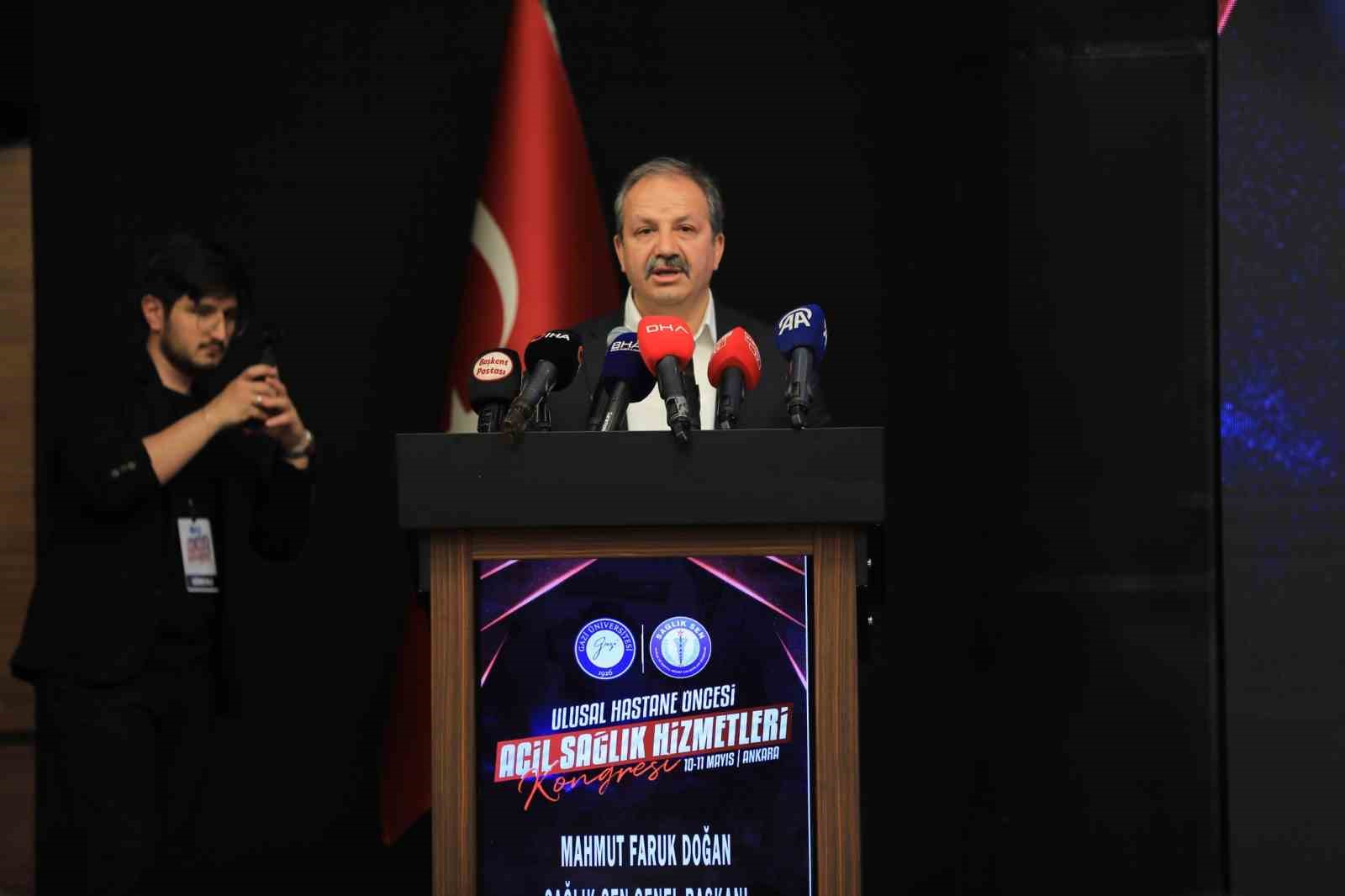 Sağlık-Sen’den "Ulusal Hastane Öncesi Acil Sağlık Hizmetleri Kongresi"