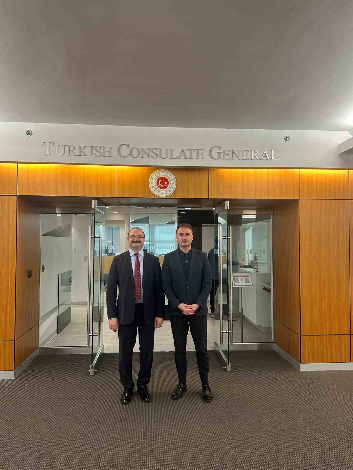 Rekt&ouml;r Hacım&uuml;ft&uuml;oğlu&rsquo;ndan ABD ziyareti
