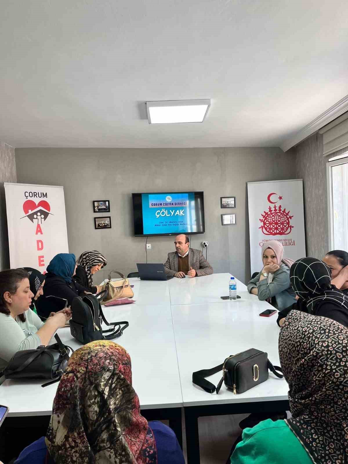 Çorum’da çölyak hastaları için farkındalık oluşturuldu