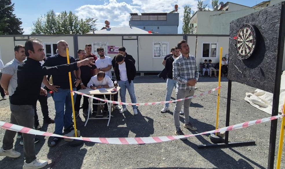 Tut il&ccedil;esinde dart turnuvası tamamlandı
