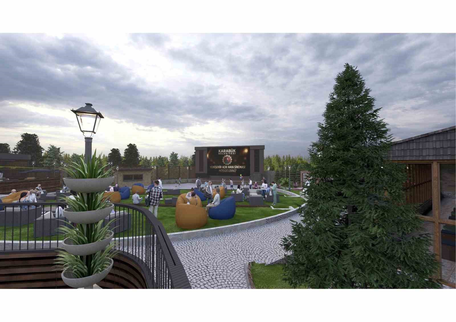 Yenişehir a&ccedil;ık hava sineması projesinin ihalesi yapıldı
