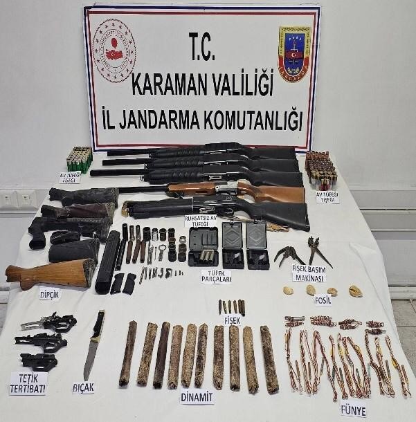 Karaman’da aranan 30 kişi yakalandı, 4’ü tutuklandı