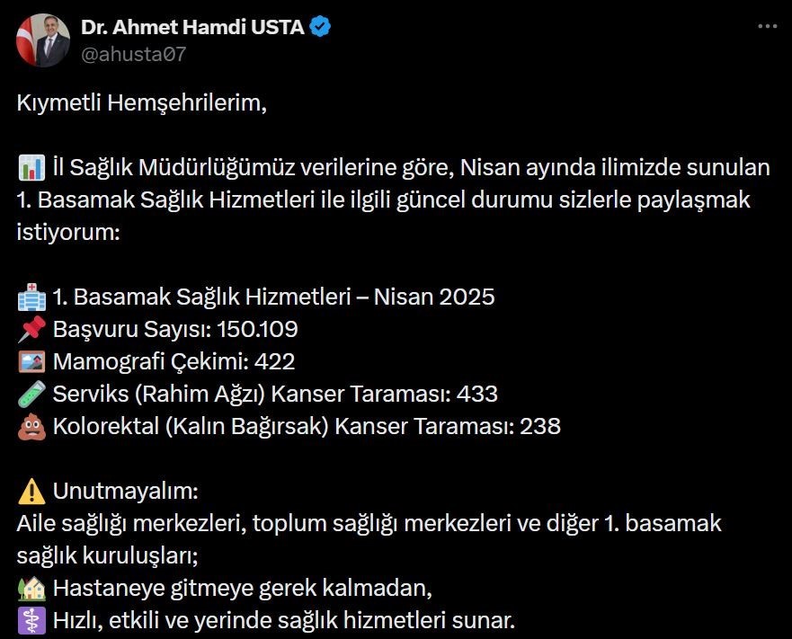 Bingöl’de bin kişinin kanser taraması yapıldı