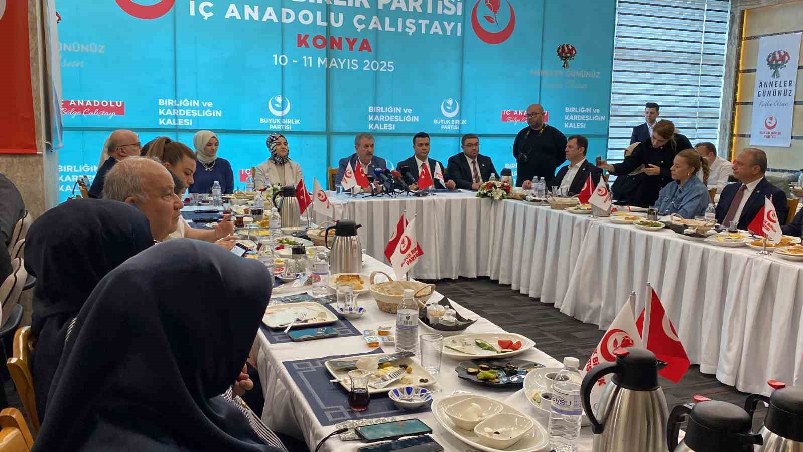 BBP Genel Başkanı Destici: "İki suç için idam cezası geri getirilmelidir"
