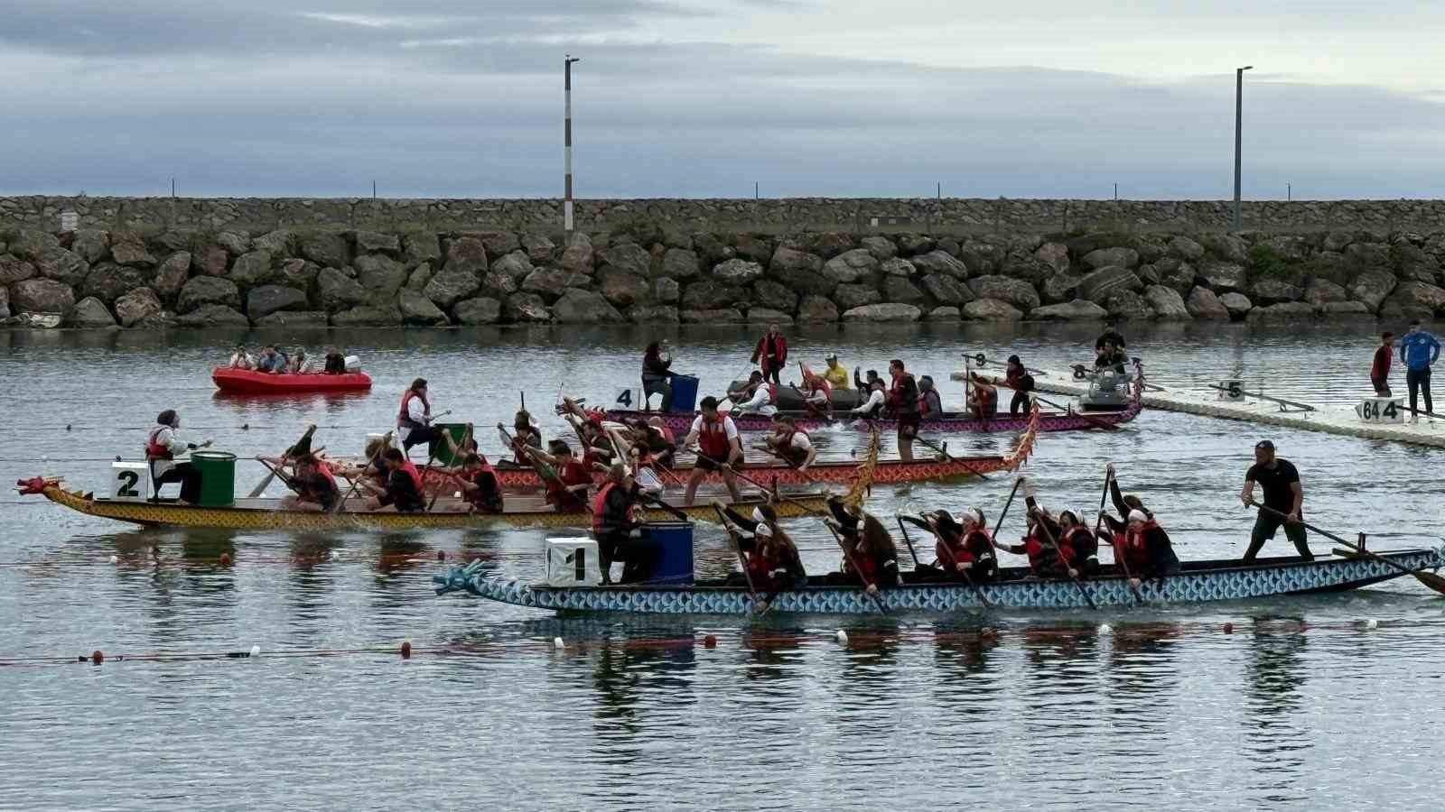 Ordu, dragon bot yarışlarına 2. kez ev sahipliği yaptı