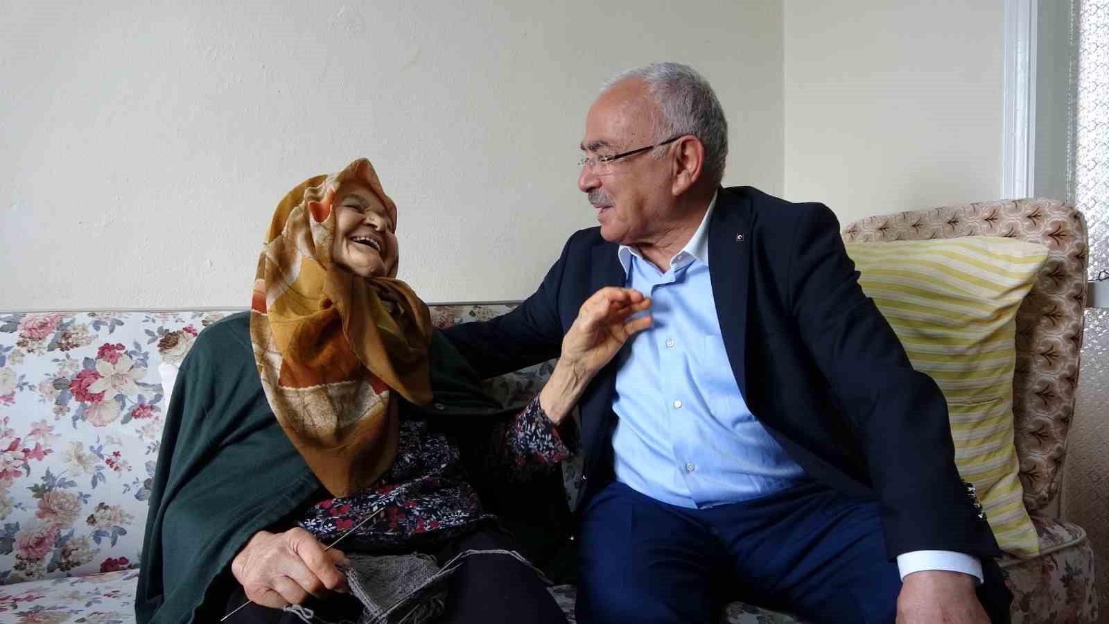 Ordulu 110 yaşındaki Hayriye nine, Anneler Günü’nde unutulmadı
