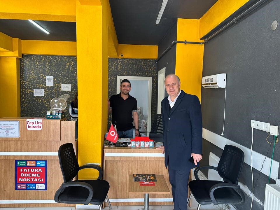 Hız kesmeden esnaf ziyaretleri devam ediyor
