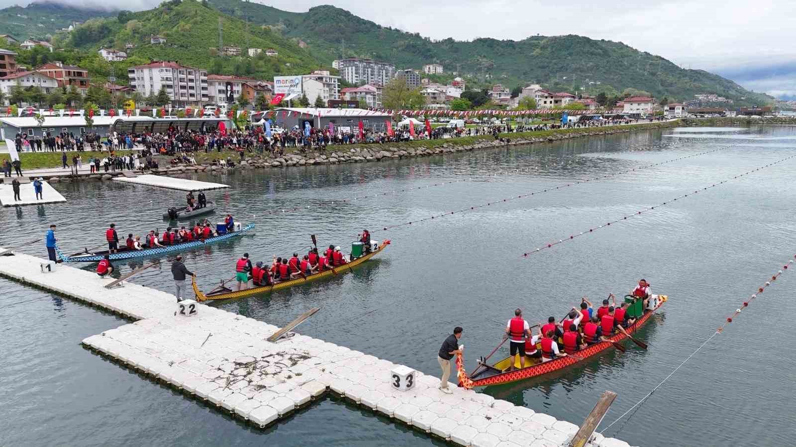Ordu, dragon bot yarışlarına 2. kez ev sahipliği yaptı