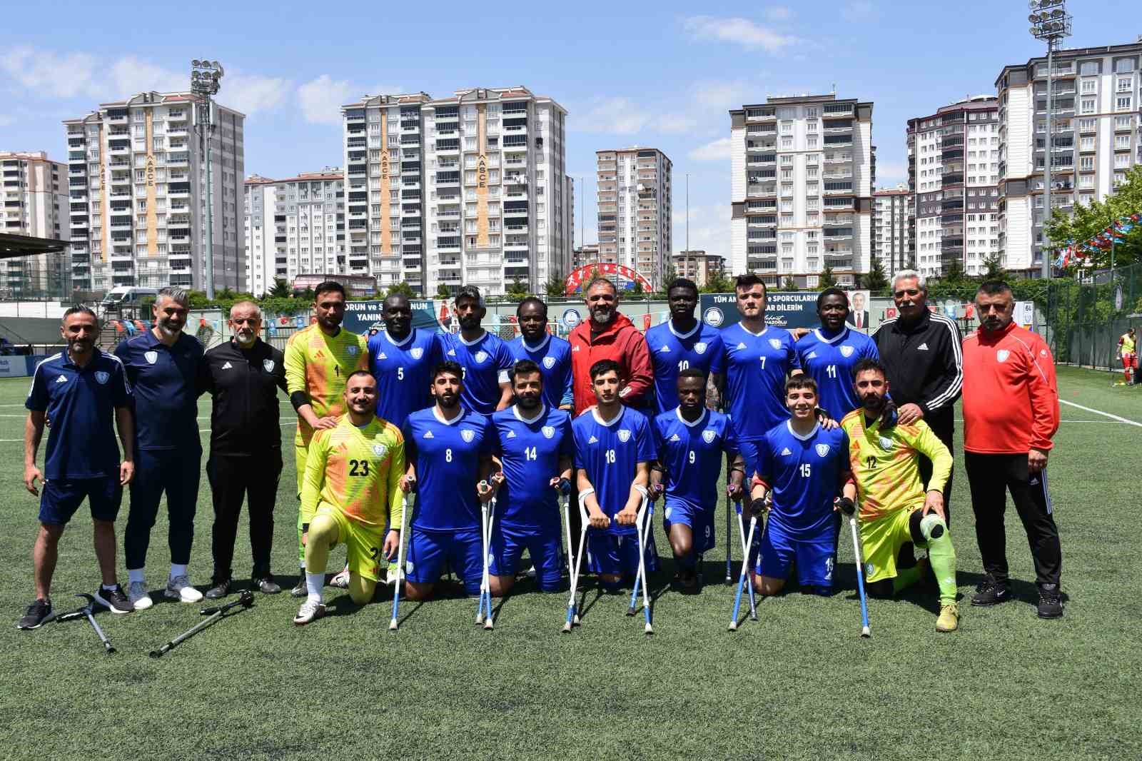 Şahinbey Ampute şampiyonluğa koşuyor: 7-1