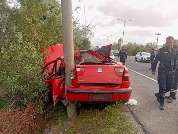 Elazığ’da trafik kazası: 2 yaralı