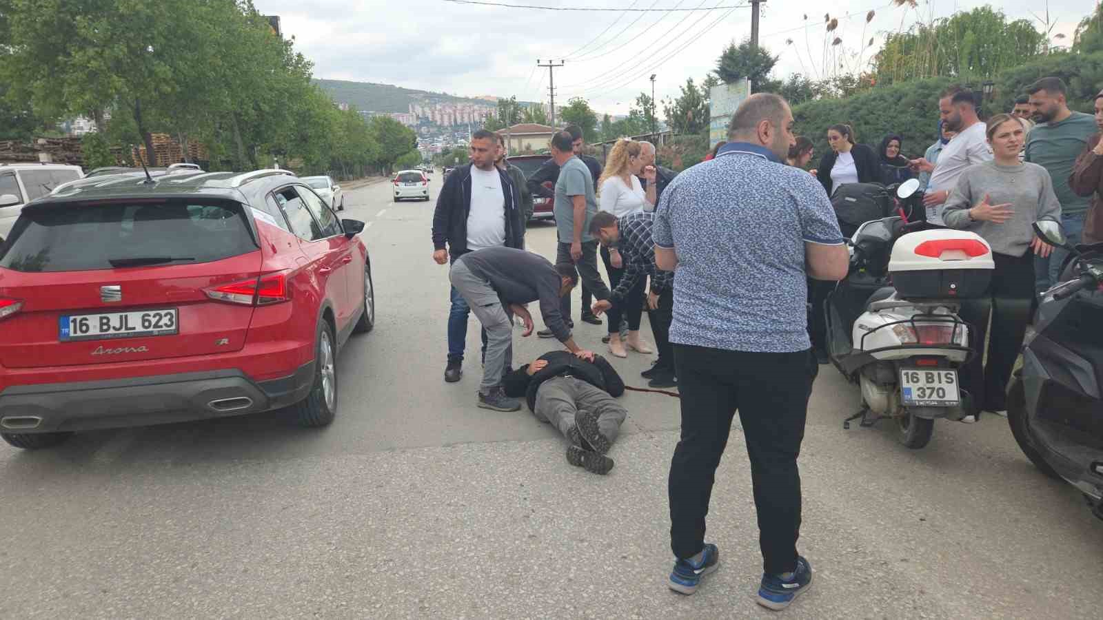 İki motosiklet çarpıştı: 2 yaralı