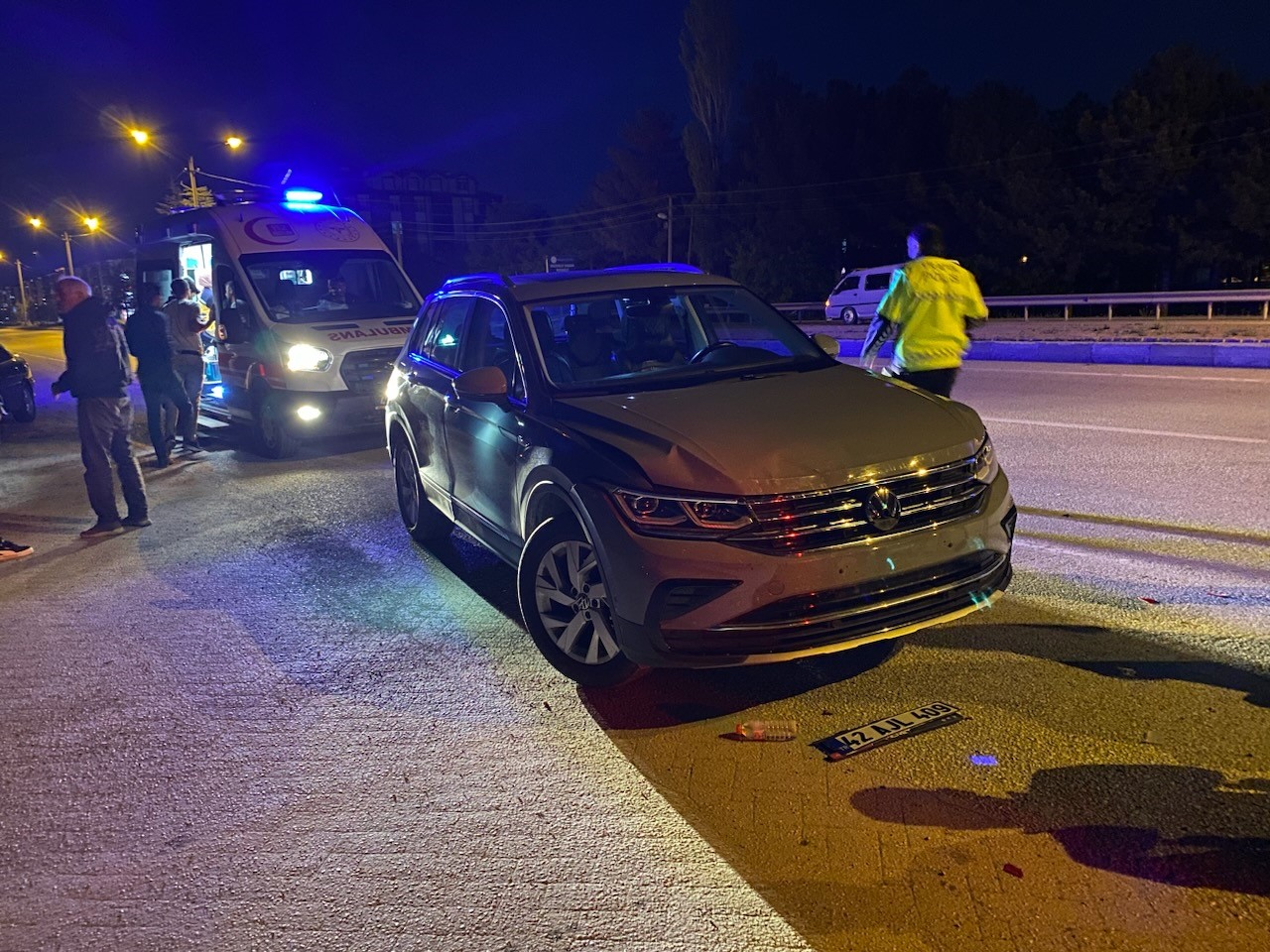 Kulu’da otomobiller çarpıştı: 1 yaralı