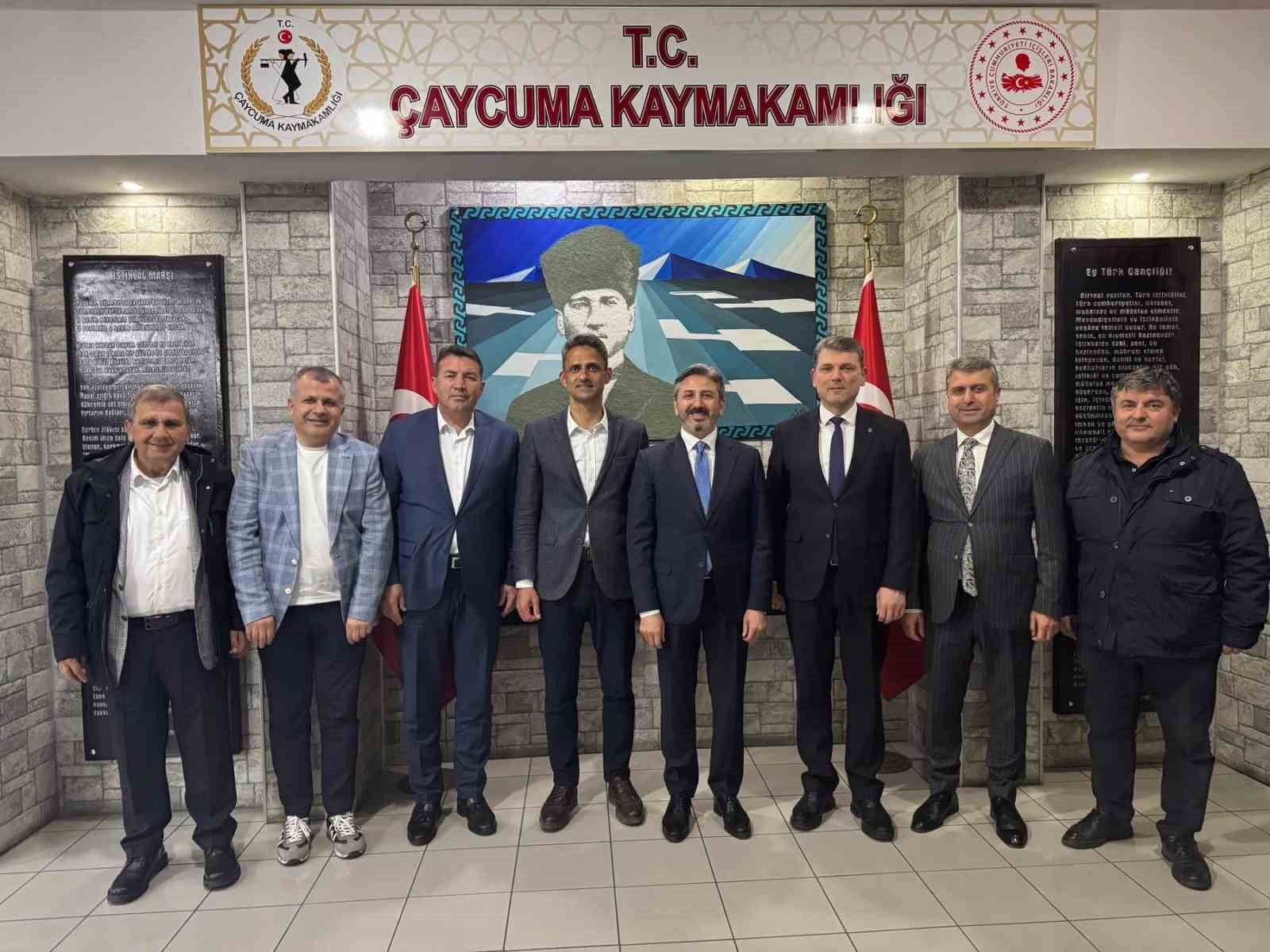 Bakan Yardımcısı Ahmet Aydın&rsquo;dan &Ccedil;aycuma&rsquo;ya ziyaret
