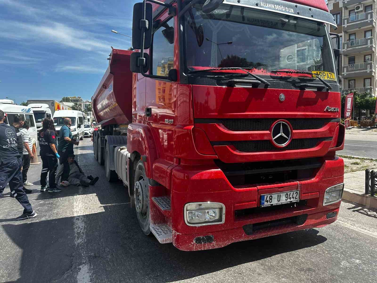 Milas&rsquo;ta tır kazası: 1 yaralı
