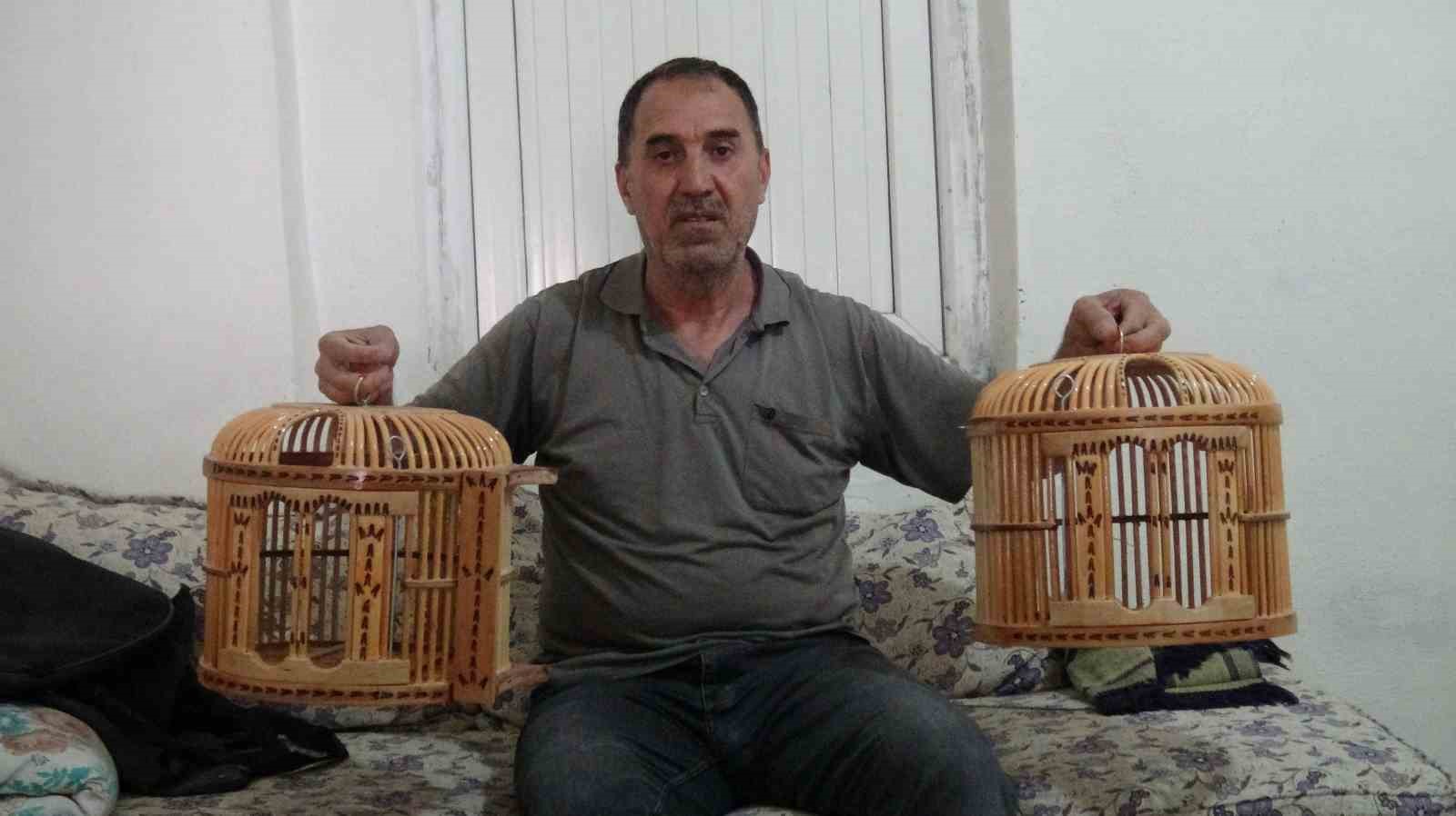 Keklik kafesi geçim kaynağı oldu
