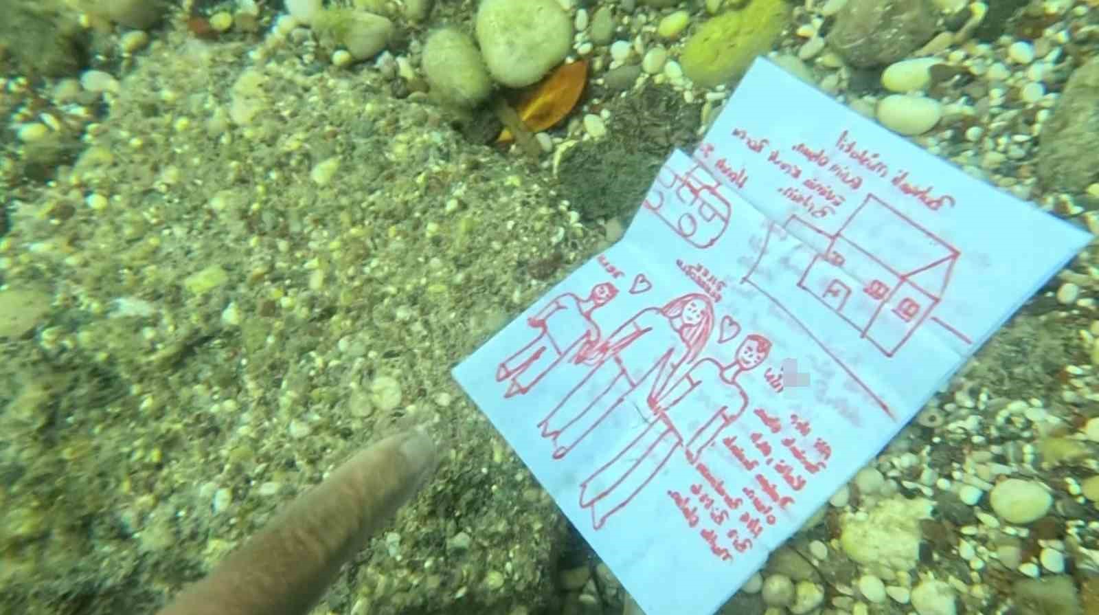 Antalya’da deniz dibindeki Hıdırellez dilekleri şaşırttı
