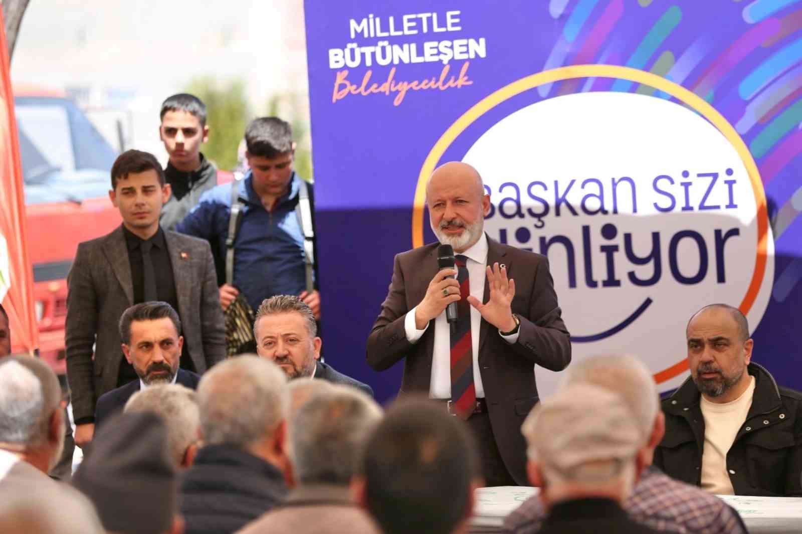 Başkan &Ccedil;olakbayrakdar, "Gece g&uuml;nd&uuml;z demeden Kocasinan&rsquo;ın her mahallesindeyiz"
