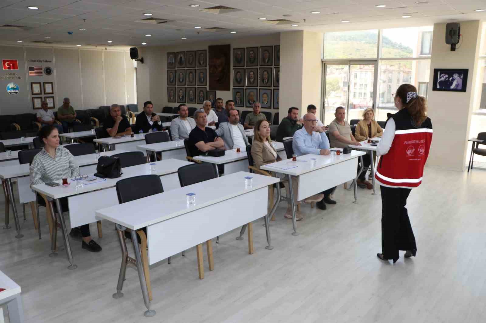 S&ouml;ke Belediyesi Meclis &Uuml;yelerine "Kadına Şiddet" farkındalık eğitimi verildi
