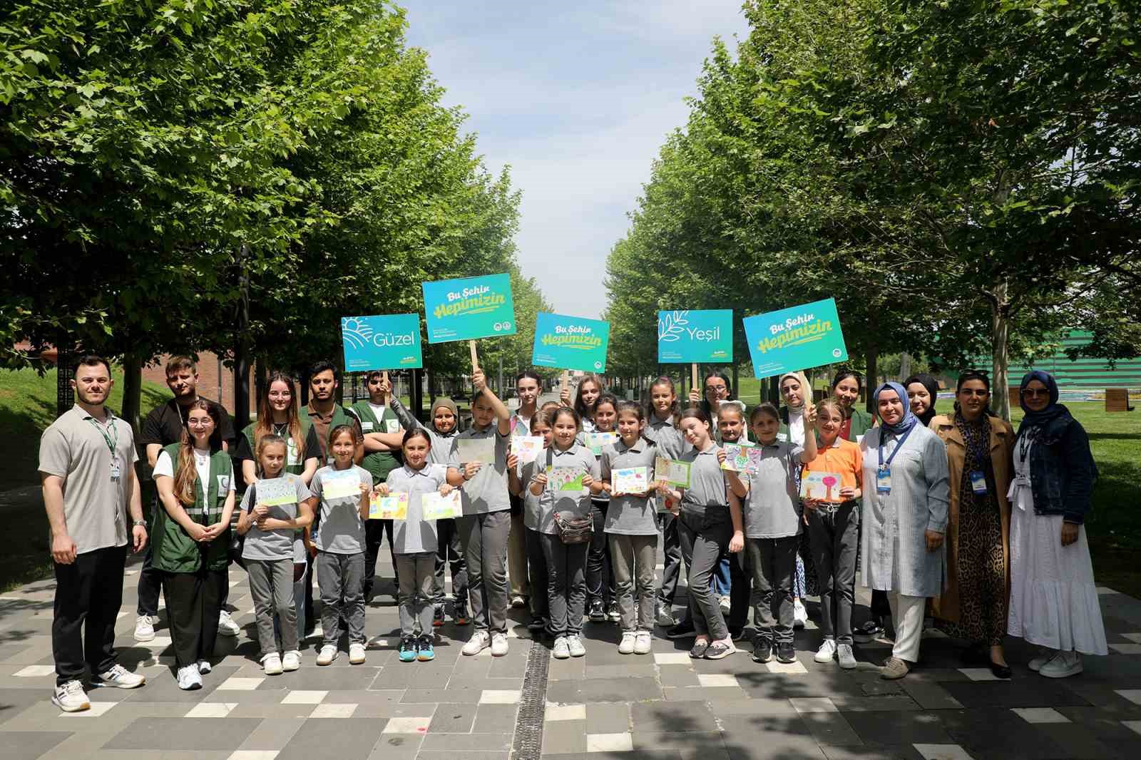 B&uuml;y&uuml;kşehir minikleri sanat ve doğayla buluşturdu
