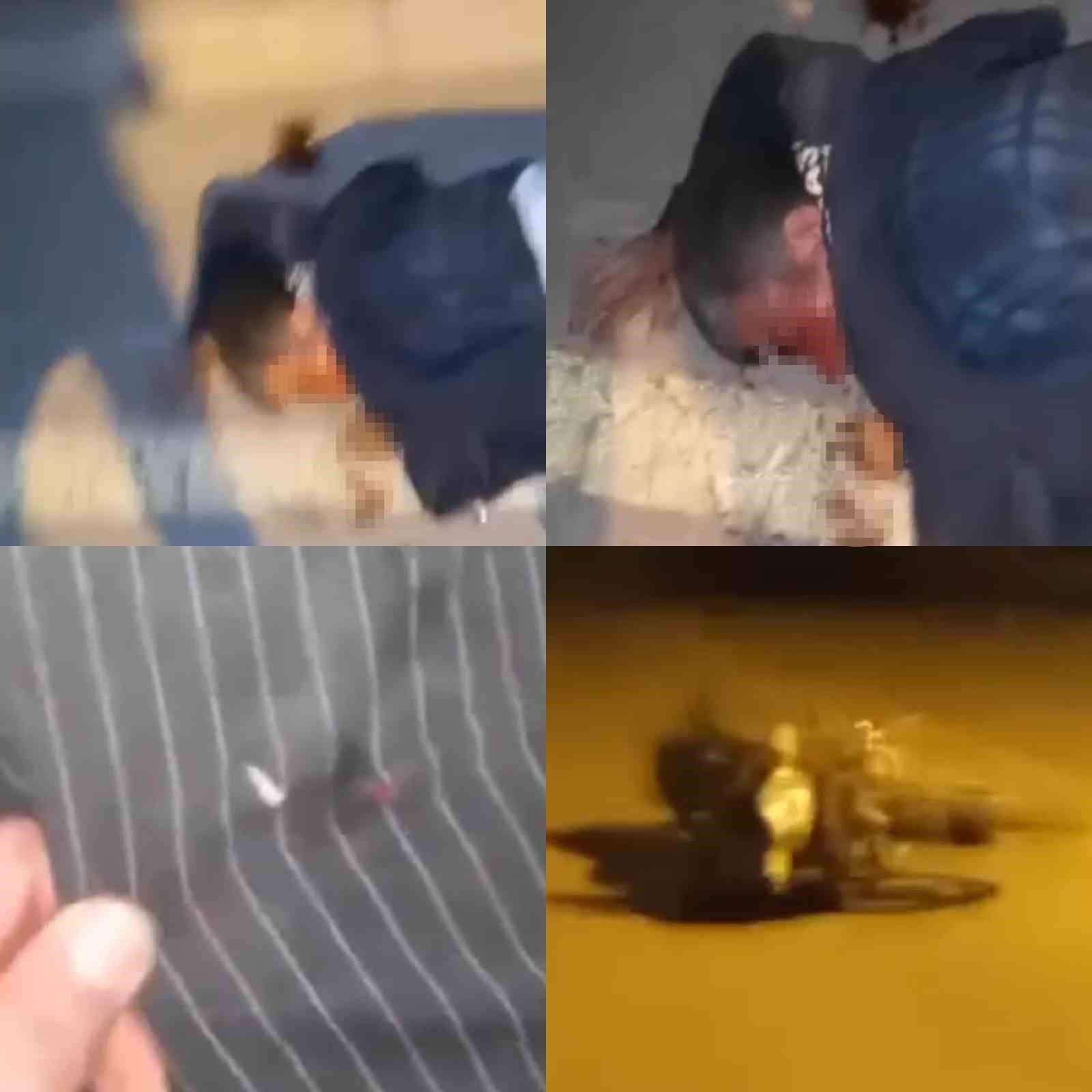 Dövüp bıçakladı, yaralıyı videoya çekip yaptıklarını anlattı