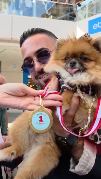 Güzellik yarışmasında birinci seçilip kaybolan köpek bulundu, sahipleri sevince boğuldu

