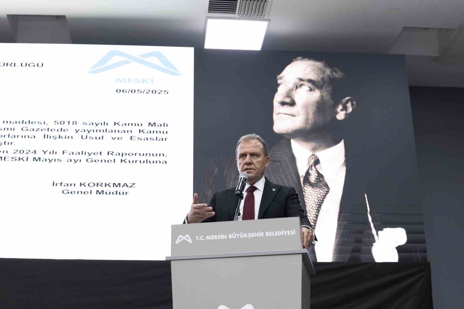 Başkan Seçer: "MESKİ’nin su tarifesinde yeni bir fiyat rejimine gitmeyeceğiz"

