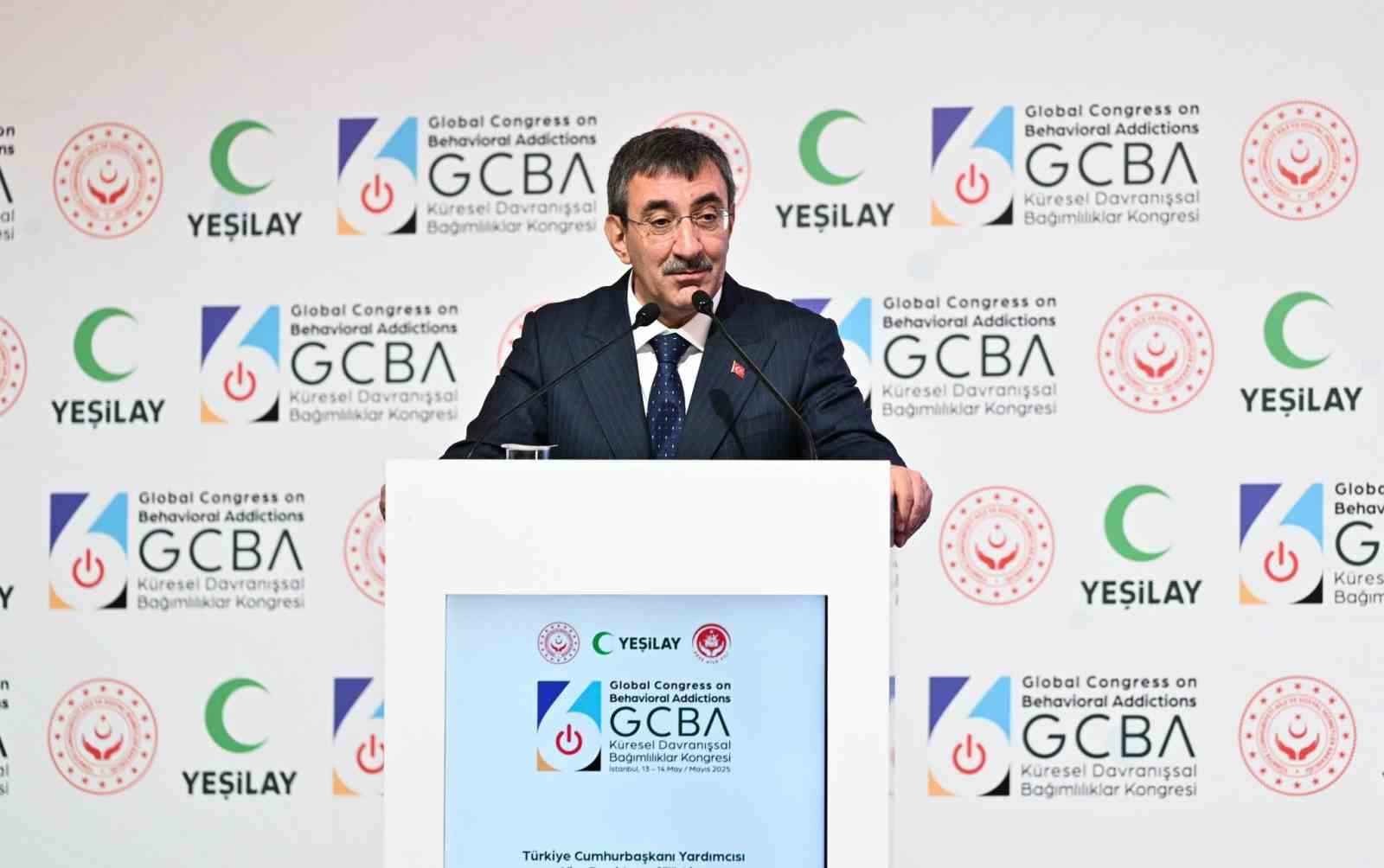 Cumhurbaşkanı Yardımcısı Cevdet Yılmaz, "Türkiye olarak bağımlılıkla mücadele sadece sağlıkta değil, eğitim, toplum ve dijital yaşam boyutları ile sürdürüyoruz"