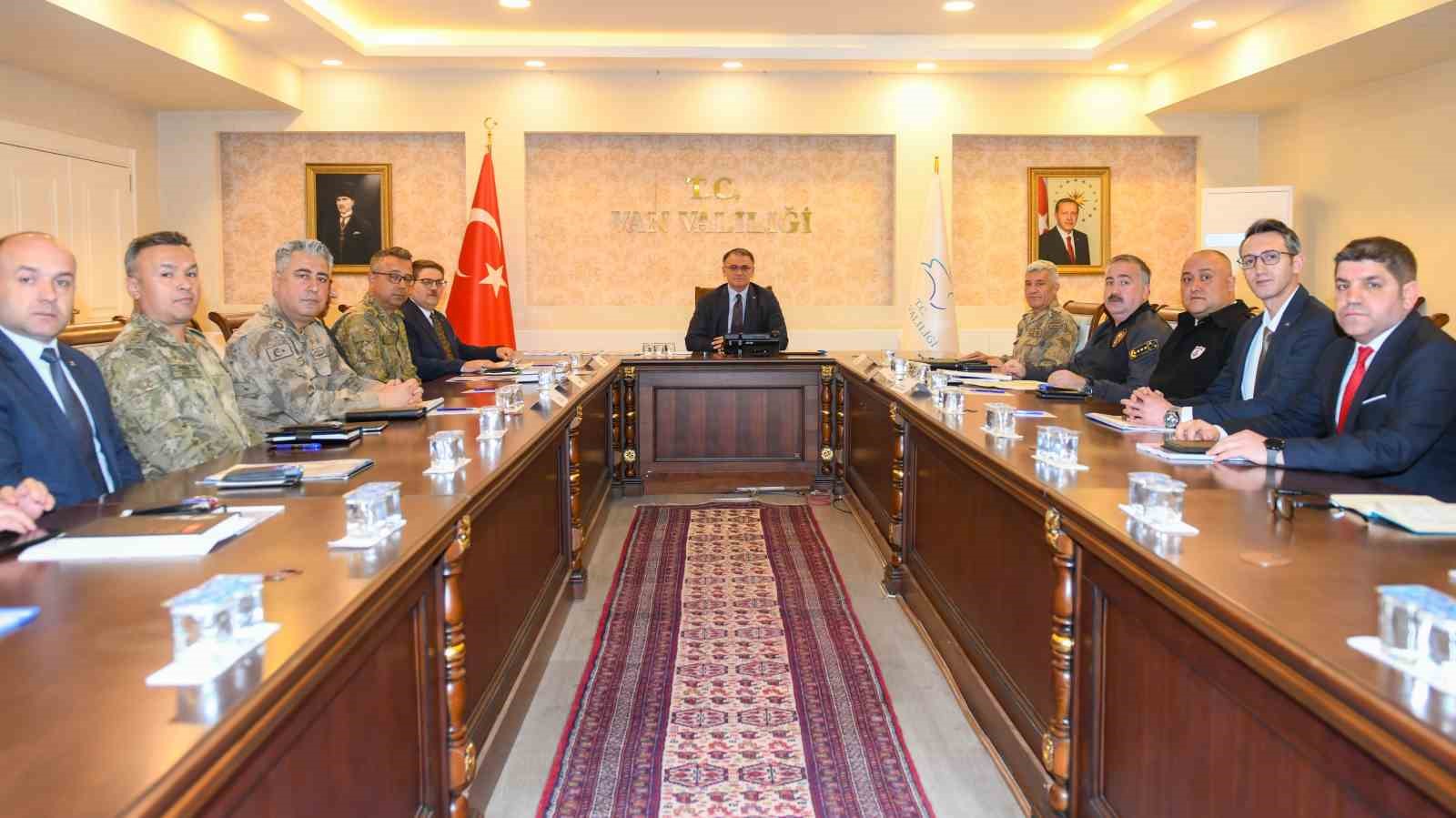 Van&rsquo;da "Asayiş ve G&uuml;venlik Değerlendirme Toplantısı" yapıldı
