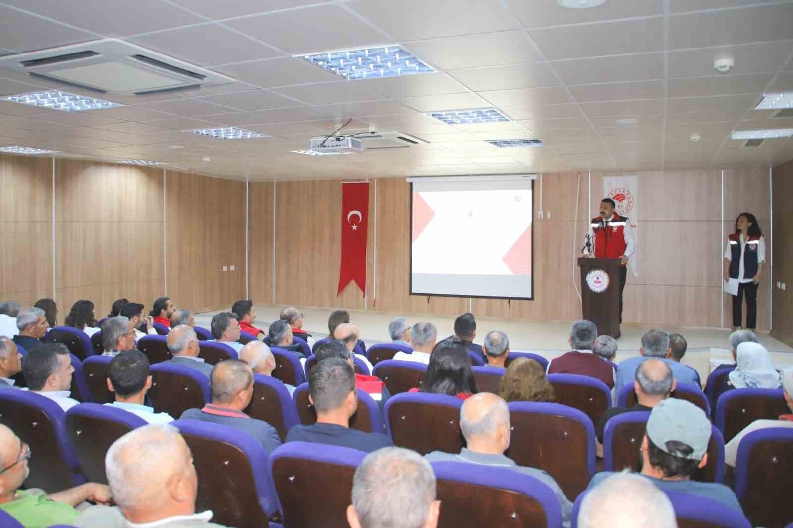 Köşk’te incir üreticilerine eğitim verildi
