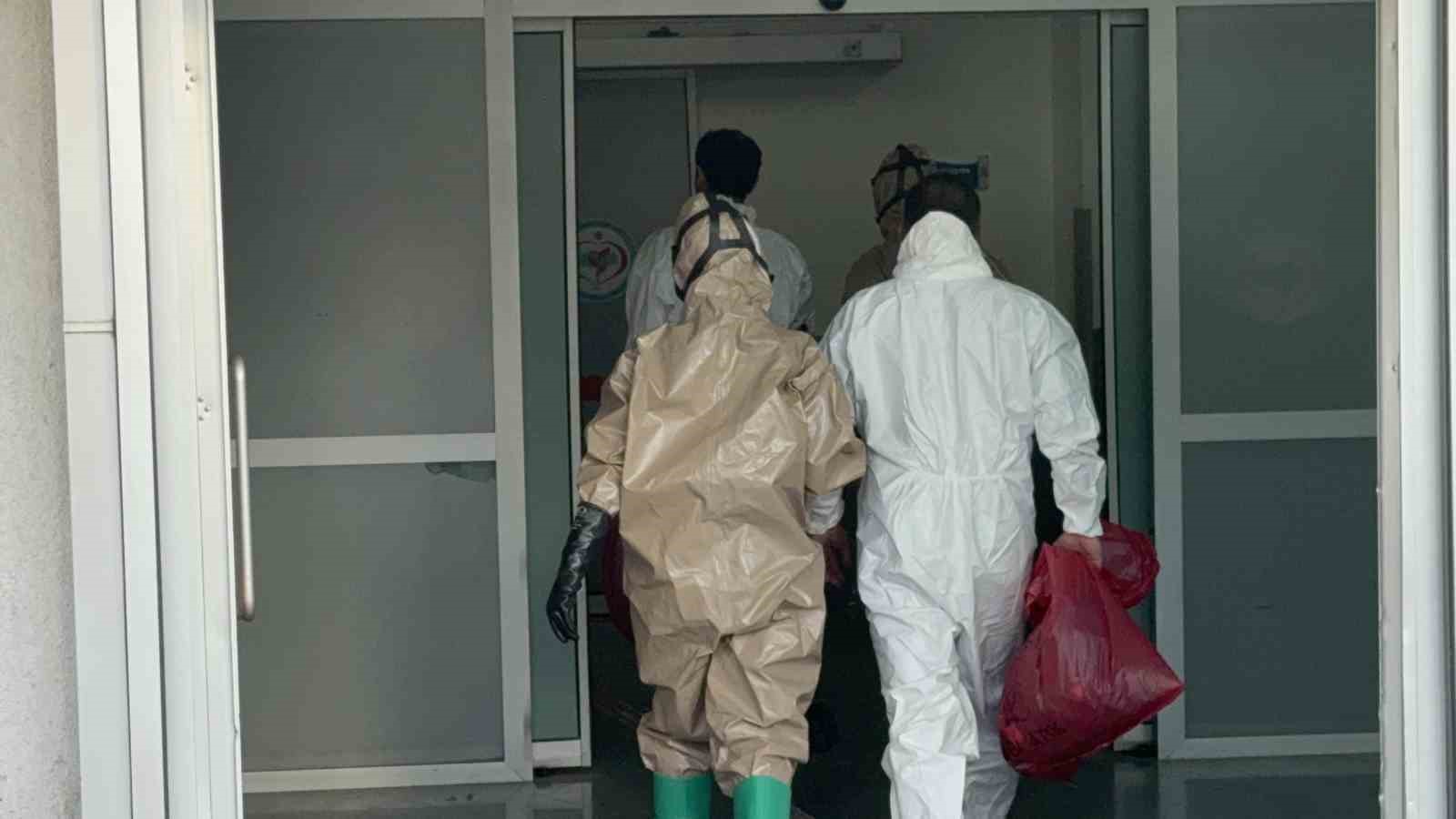 Kimyasal temas paniği: 4 işçi hastaneye kaldırıldı
