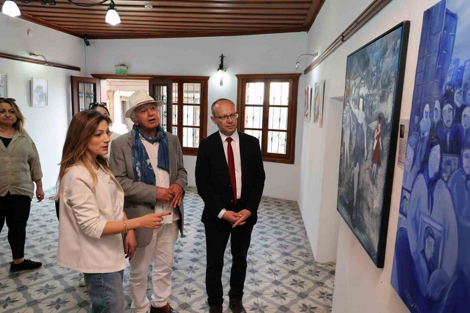 Sanat kardeşliği sergisi Menteşe’de açıldı

