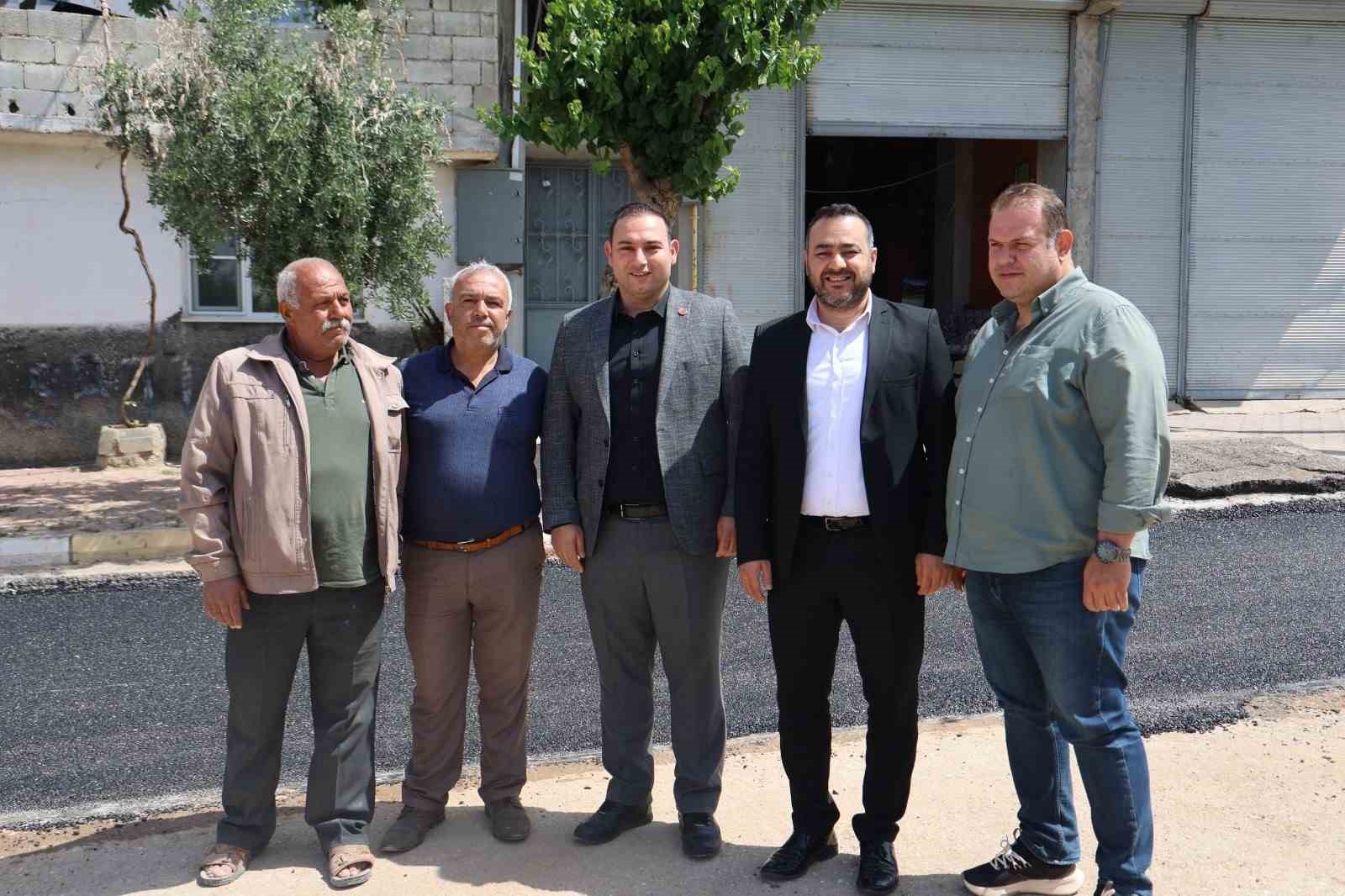 Başkan Bilecen, asfalt çalışmalarını yerinde inceledi