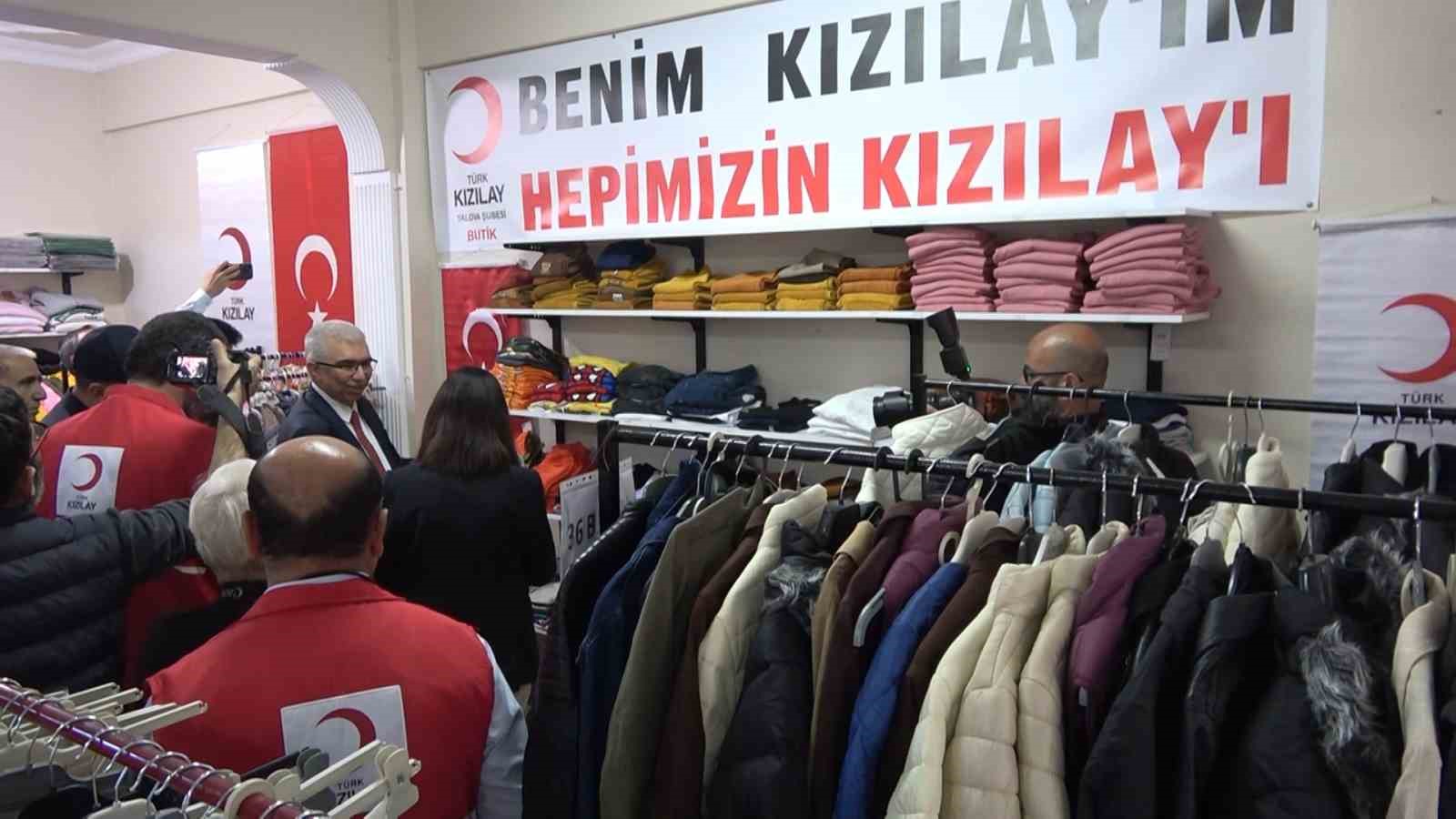 Yalova&rsquo;da Kızılay Butik a&ccedil;ıldı
