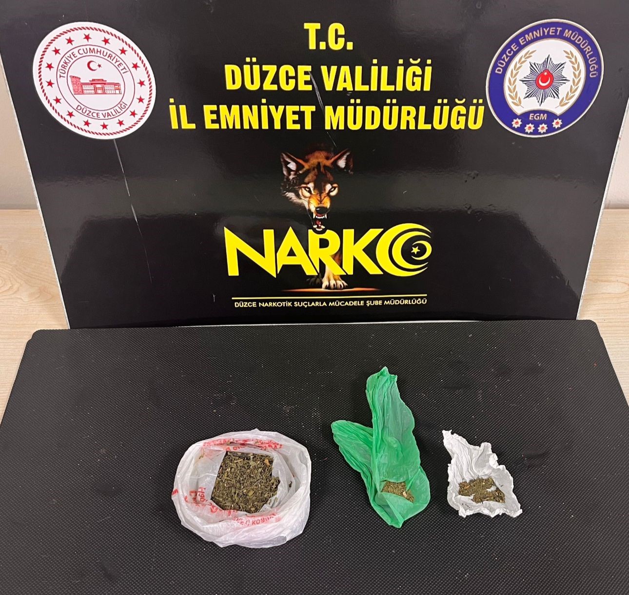 Düzce’de uyuşturucu ile mücadele sürüyor