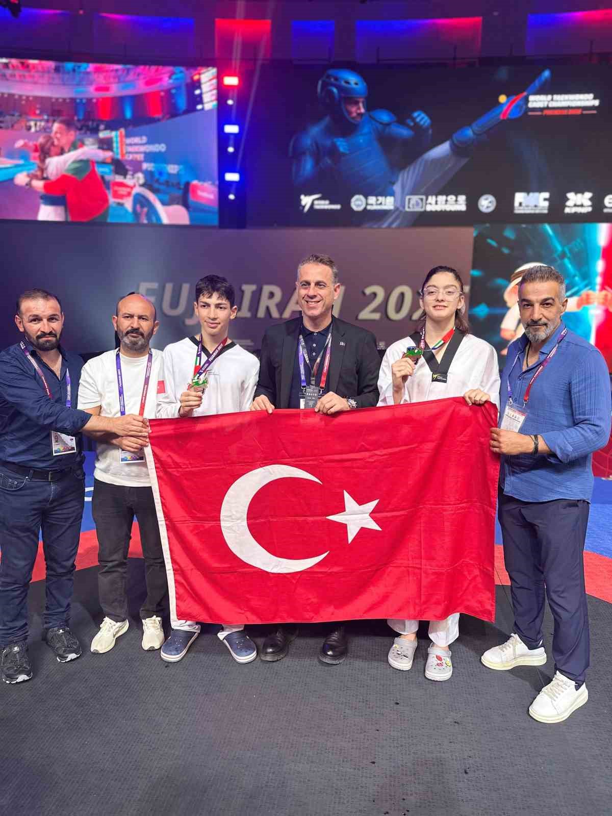 Türkiye, Dünya Yıldızlar Taekwondo Şampiyonası’nda iki madalya daha kazandı
