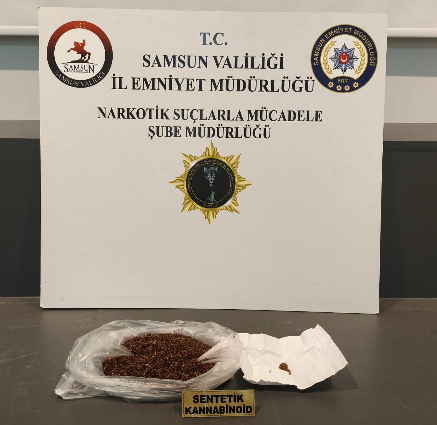 Samsun’da 14 bin 408 adet uyuşturucu hap ele geçirildi

