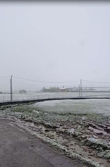 Ardahan’da mayıs ayında kar sürprizi