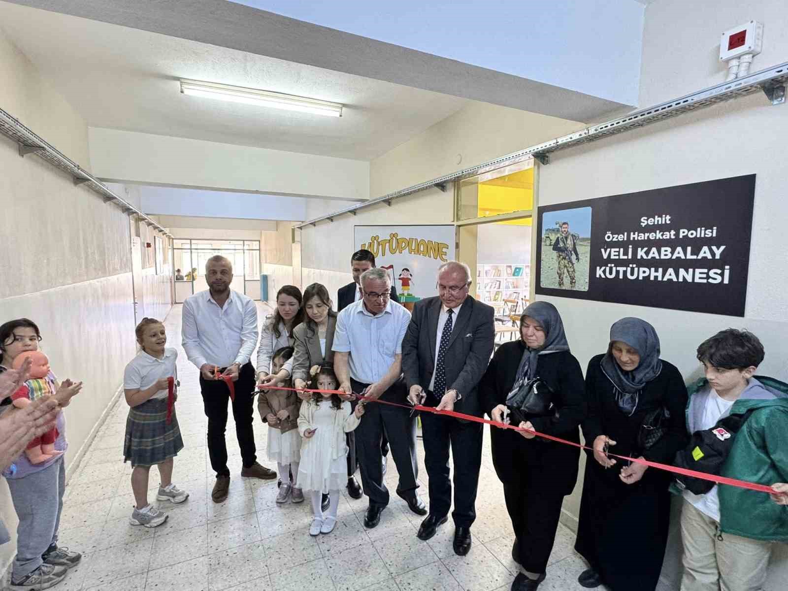 Karacasu’da Şehit Veli Kabalay Kütüphanesi açıldı