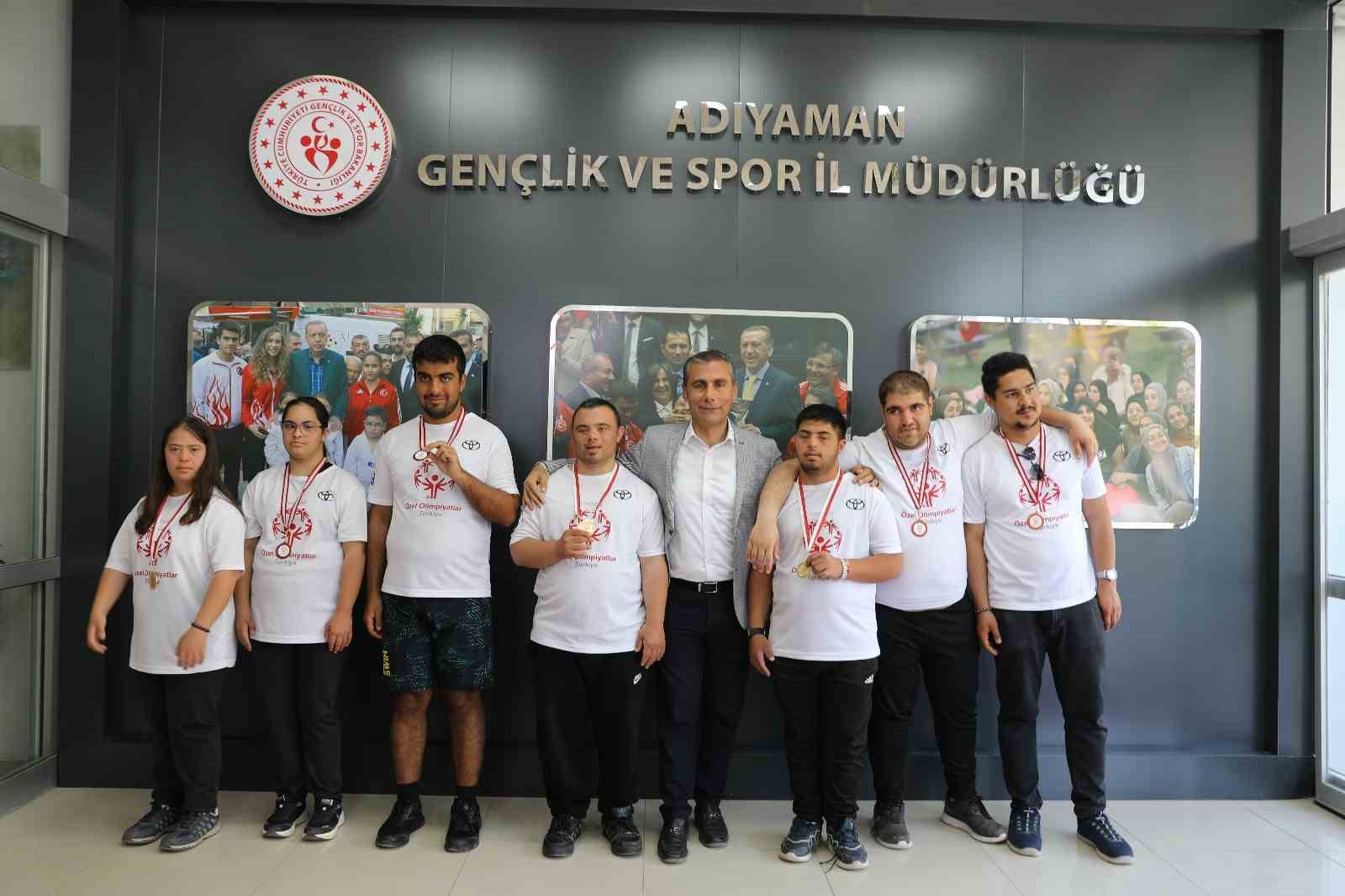 Adıyamanlı özel sporcular 9 madalya ile döndü